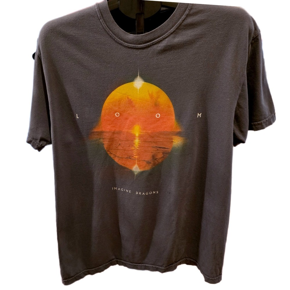 Imagine Dragons LOOM T Shirt Large 2024 Sunset Graphic Band Concert Tour Tee L
